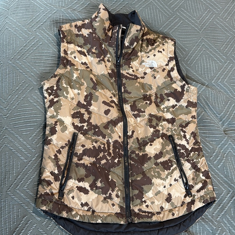 Camo Women’s North Face Vest